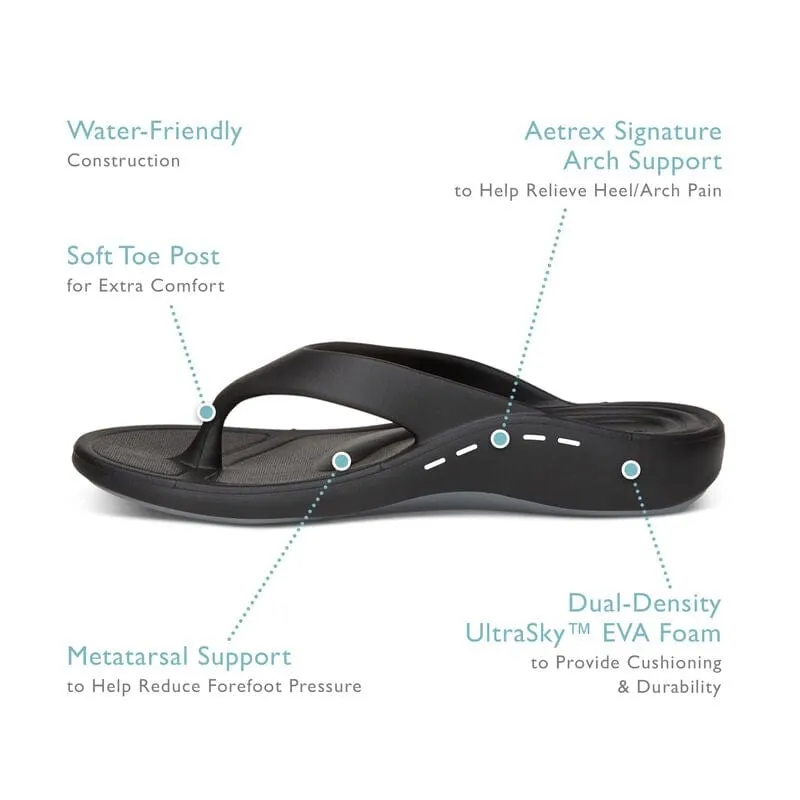 Aetrex Women's Maui Flips- White
