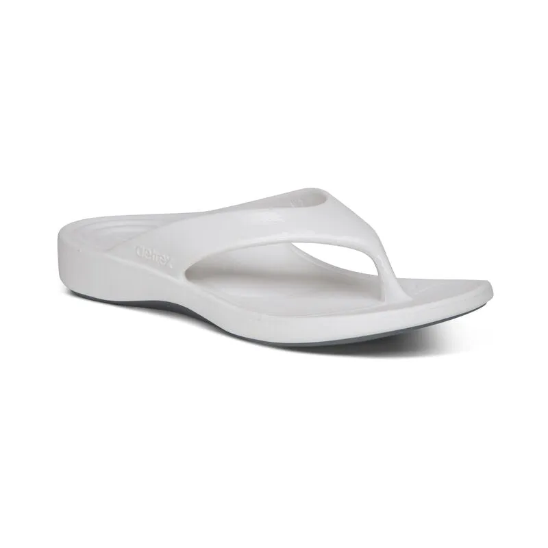 Aetrex Women's Maui Flips- White