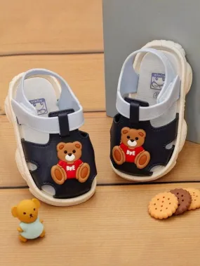 Charming Teddy Bear Strap Sandals For Boys