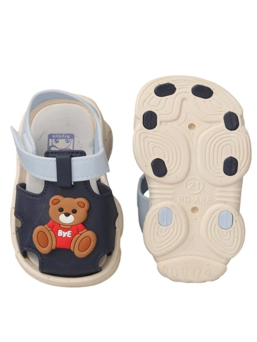 Charming Teddy Bear Strap Sandals For Boys