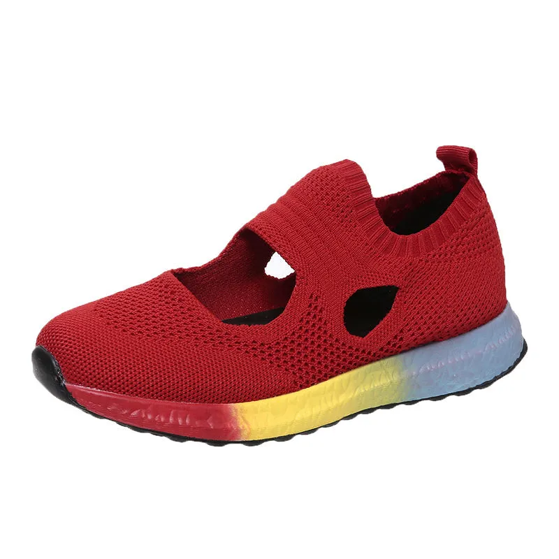 Cilool  Stretch Knit Walking Shoes