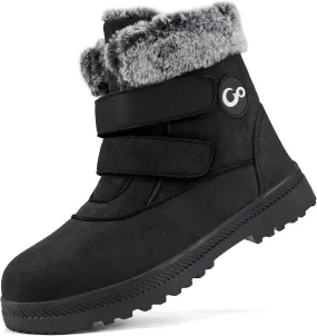 FUDYNMALC Women Winter Snow Boots: Warm Fur Lined Womens Ankle Booties - Comfortable Walking Outdoor Boot Cute