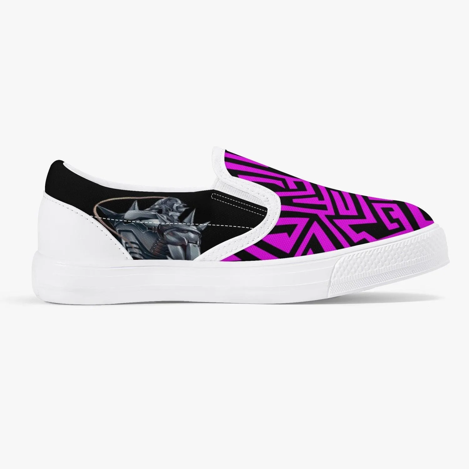 Fullmetal Alchemist Alphonse Kids Slip Ons Anime Shoes