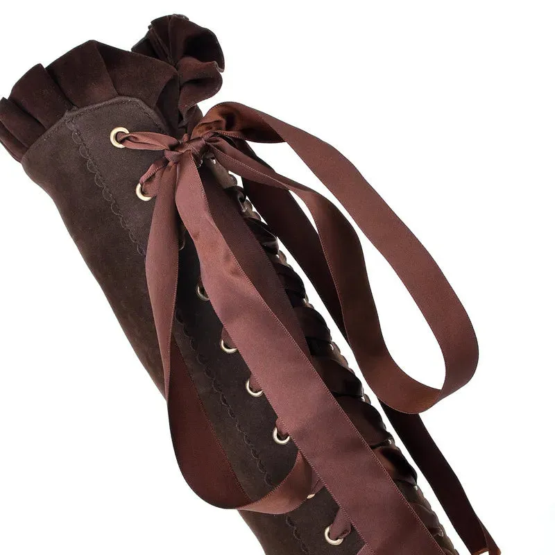 Funki Buys | Boots | Women's Over Knee Ribbon Lace Up Boots