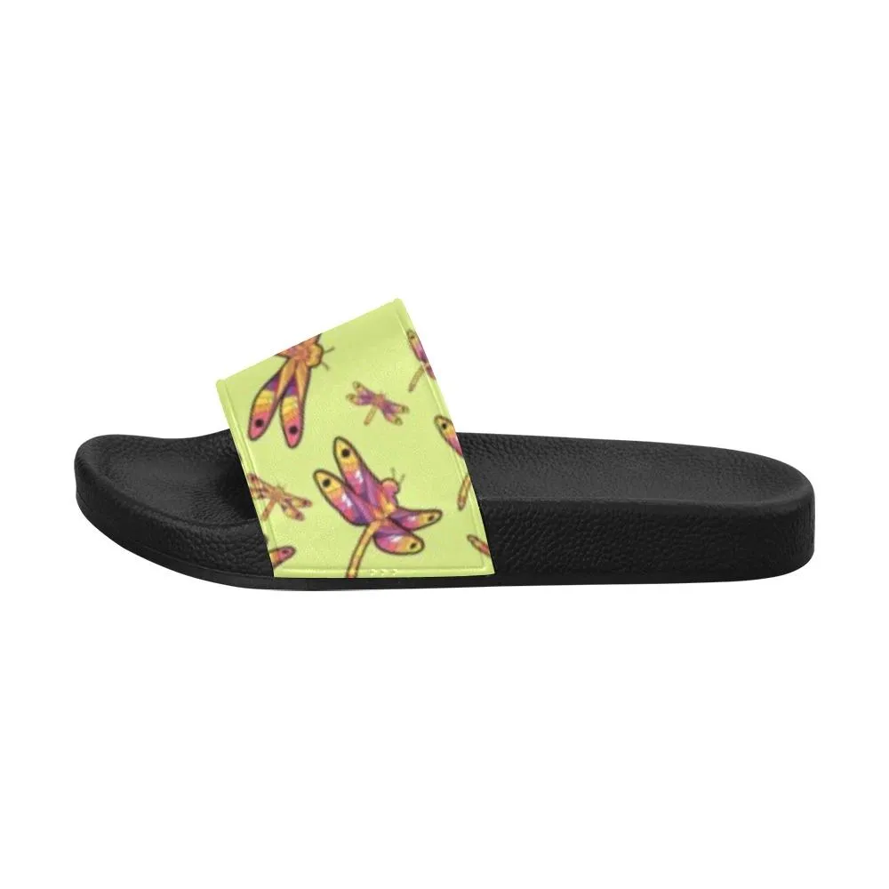 Gathering Lime Men's Slide Sandals