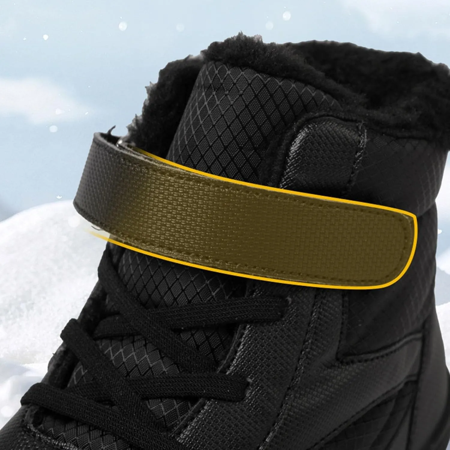 Girls Boys Winter Snow Boots - Comfortable Warm Toddler Winter Shoes Waterproof Kids Ankle Booties Outdoor Walking
