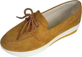 Lausiuoe Sneakers For Women Slip On Fashion Canvas Shoes Round Toe Lightweight Casual Comfortable Walking Flat Loafers