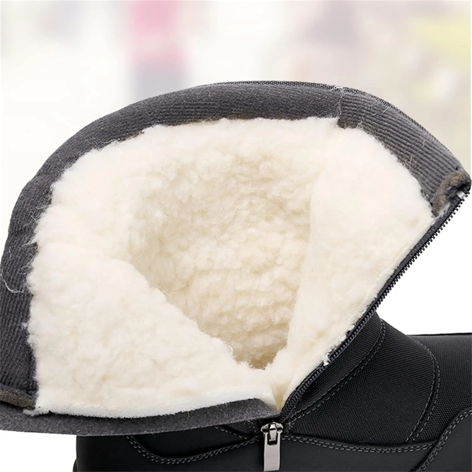 Lausiuoe Snow Boots For Women Waterproof Insulated Non Slip Winter Warm Lining Comfortable Ankle Booties Walking Shoes