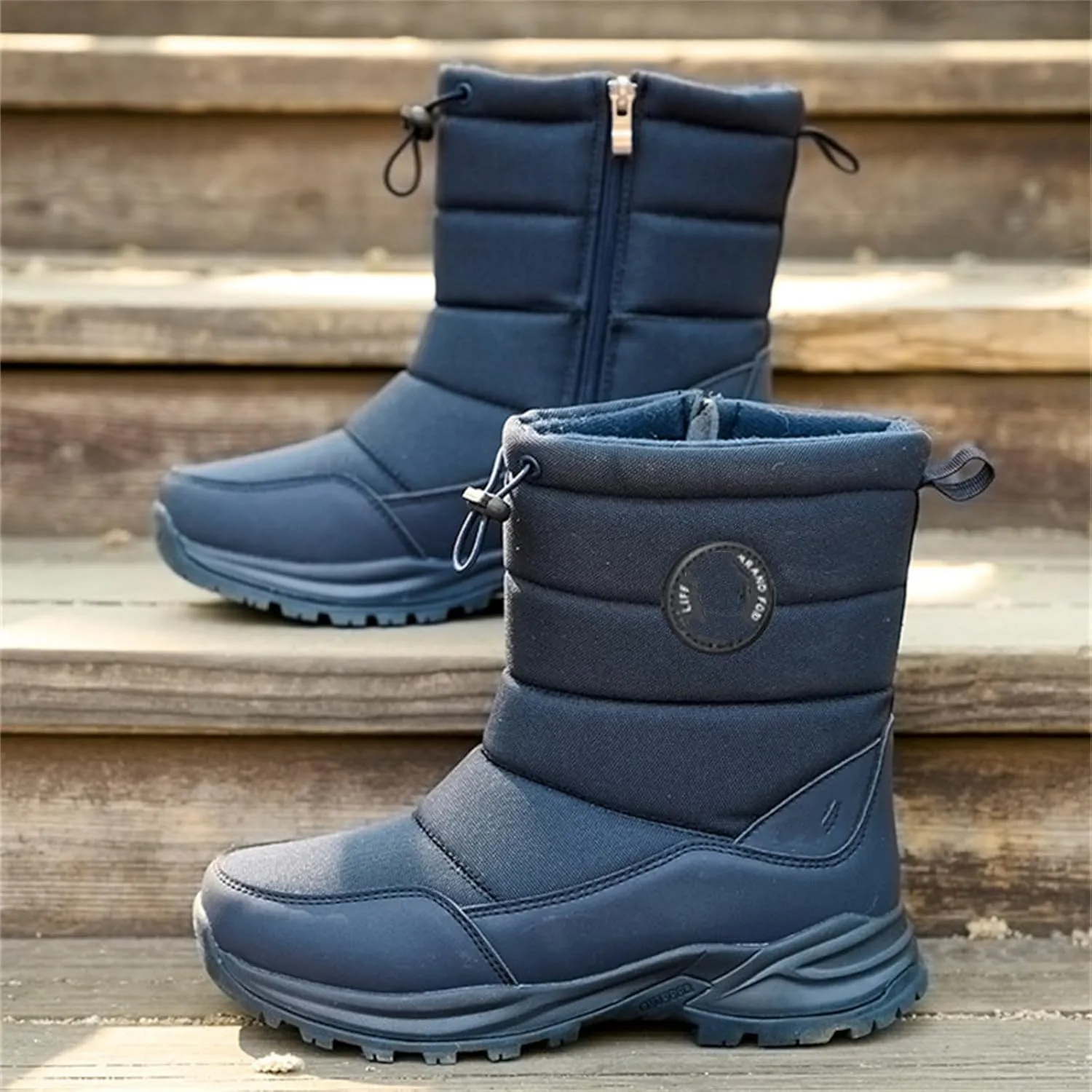 Lausiuoe Snow Boots For Women Waterproof Insulated Non Slip Winter Warm Lining Comfortable Ankle Booties Walking Shoes