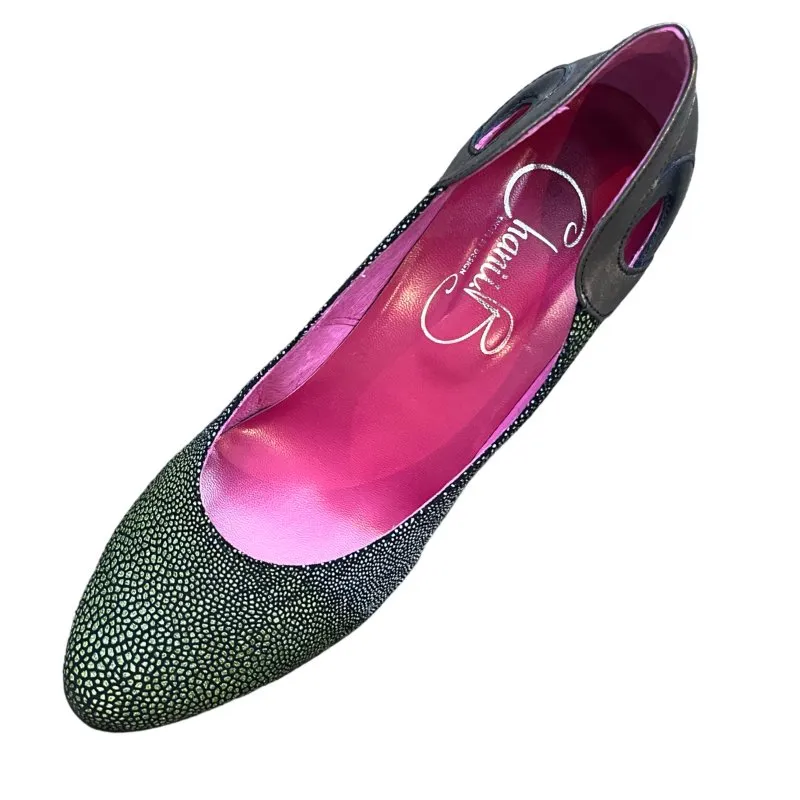 Maritus - green stingray high heel