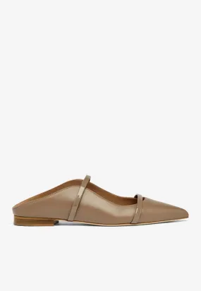 Maureen Leather Pointed Flat Mules