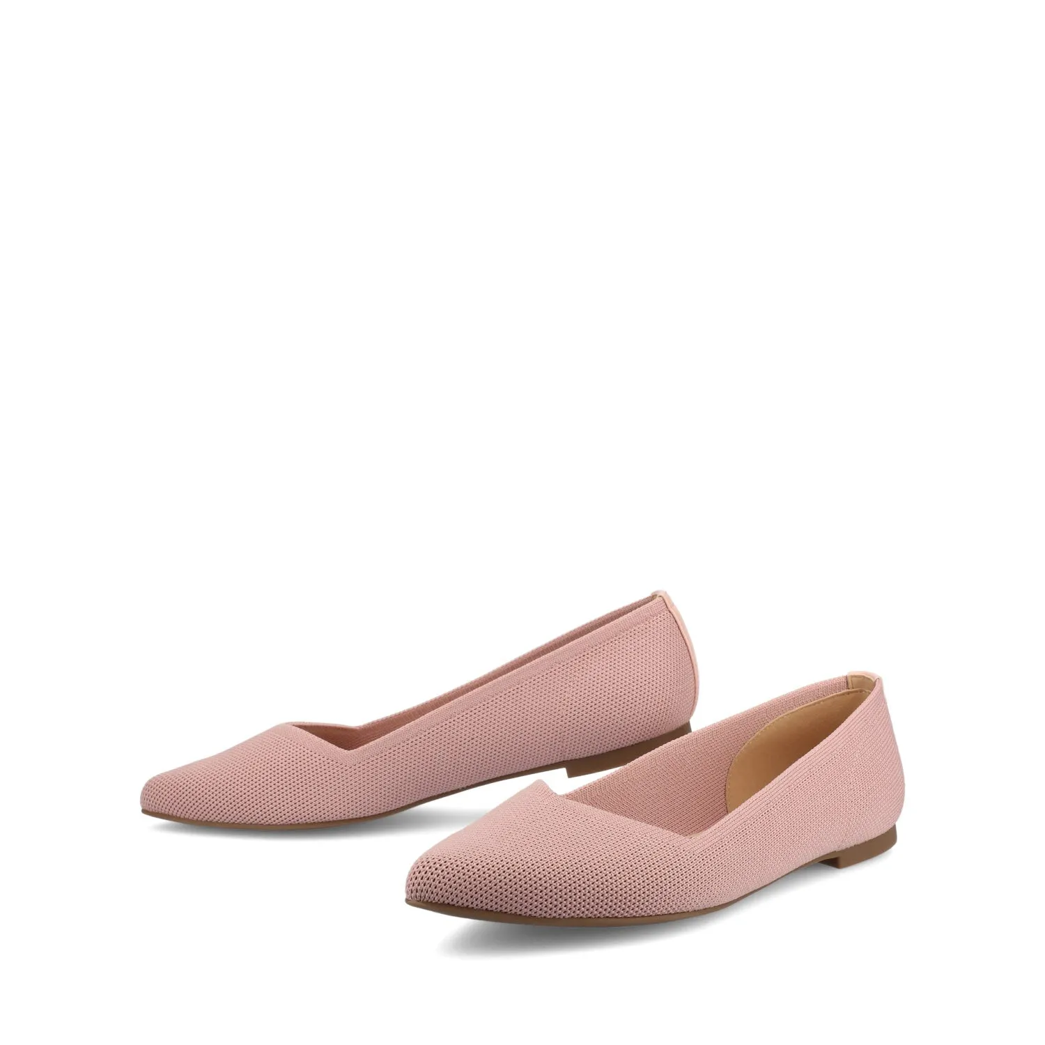 MINNAH BALLET FLATS IN KNIT FABRIC