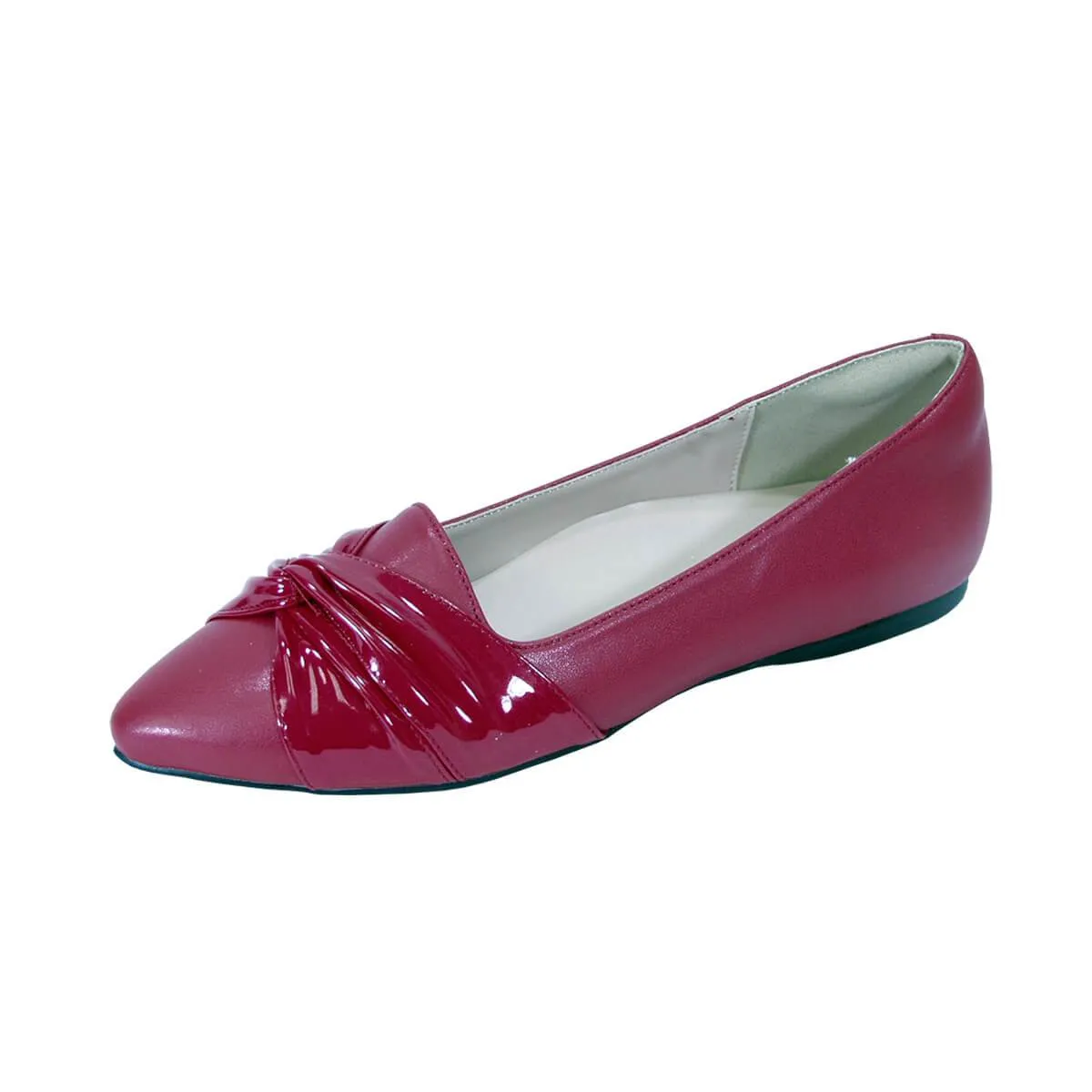 PEERAGE Whitney Women's Wide Width Casual Leather Flats