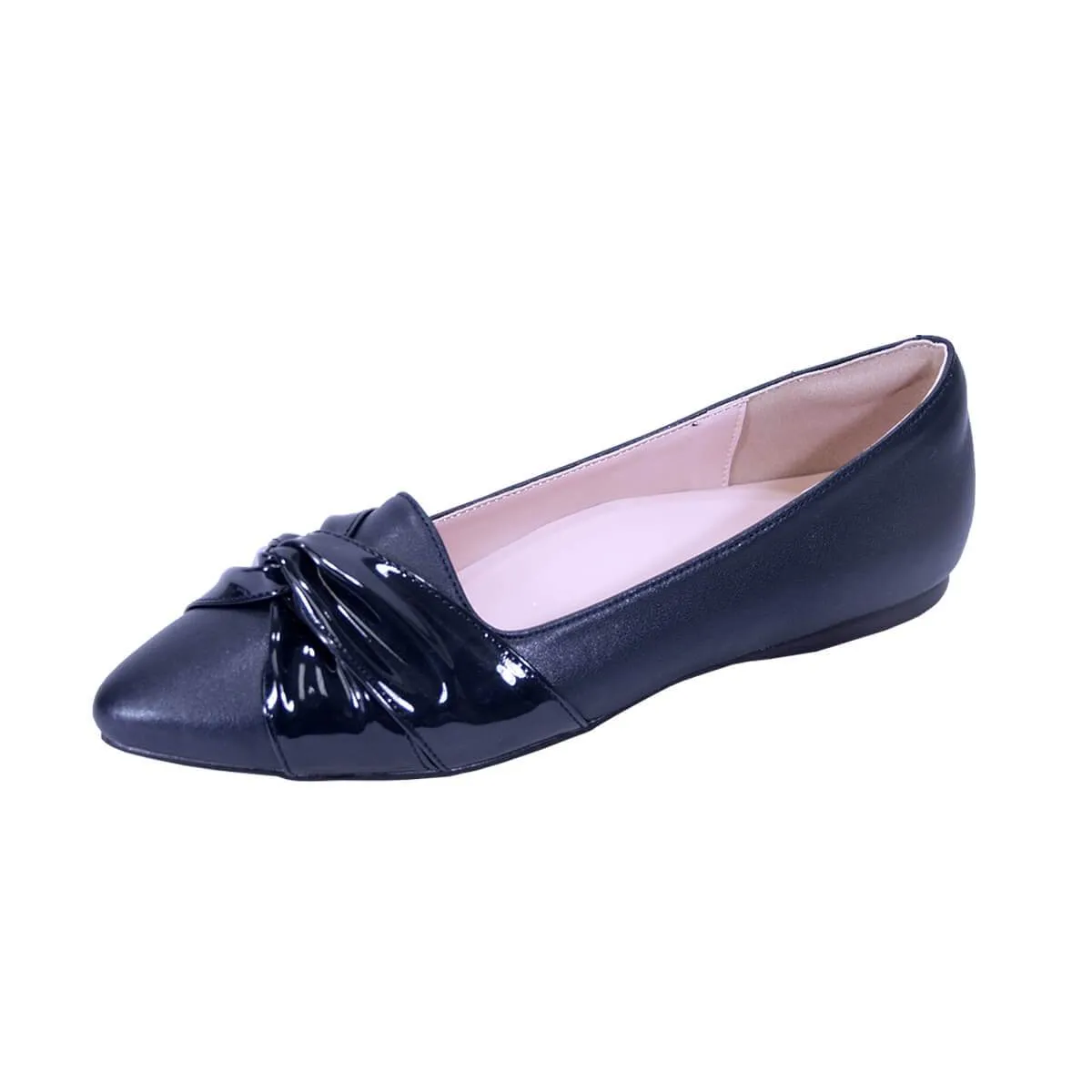 PEERAGE Whitney Women's Wide Width Casual Leather Flats
