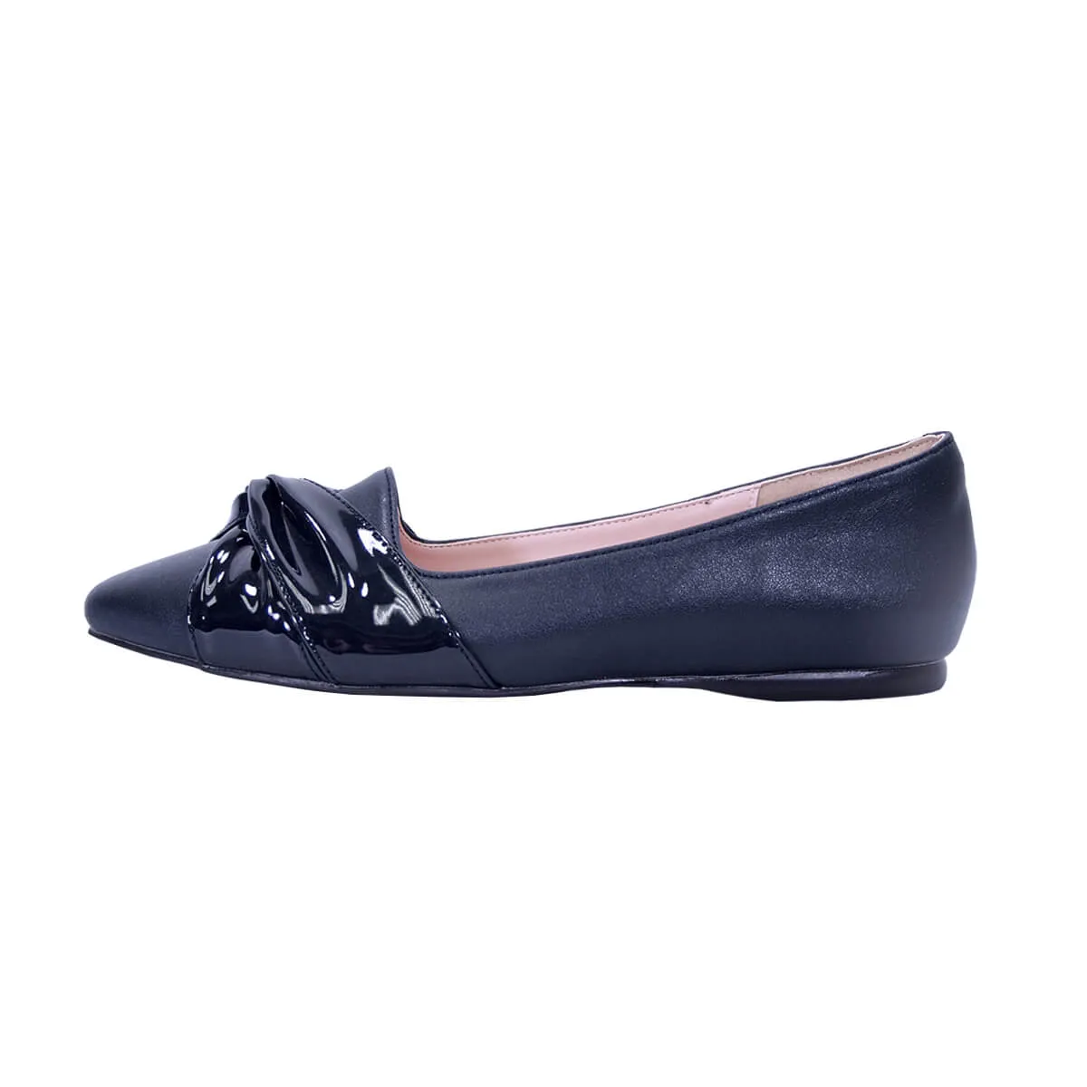 PEERAGE Whitney Women's Wide Width Casual Leather Flats