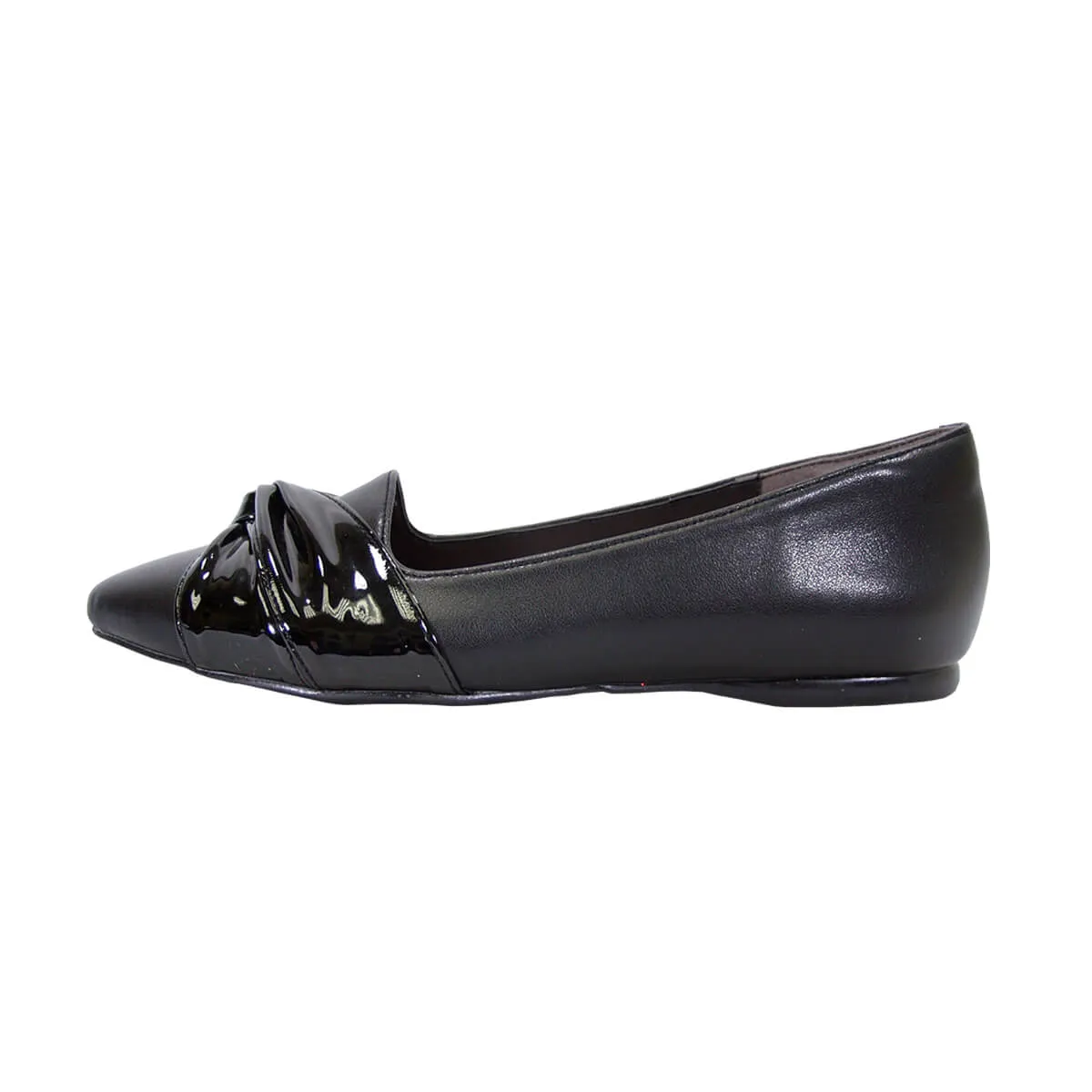 PEERAGE Whitney Women's Wide Width Casual Leather Flats