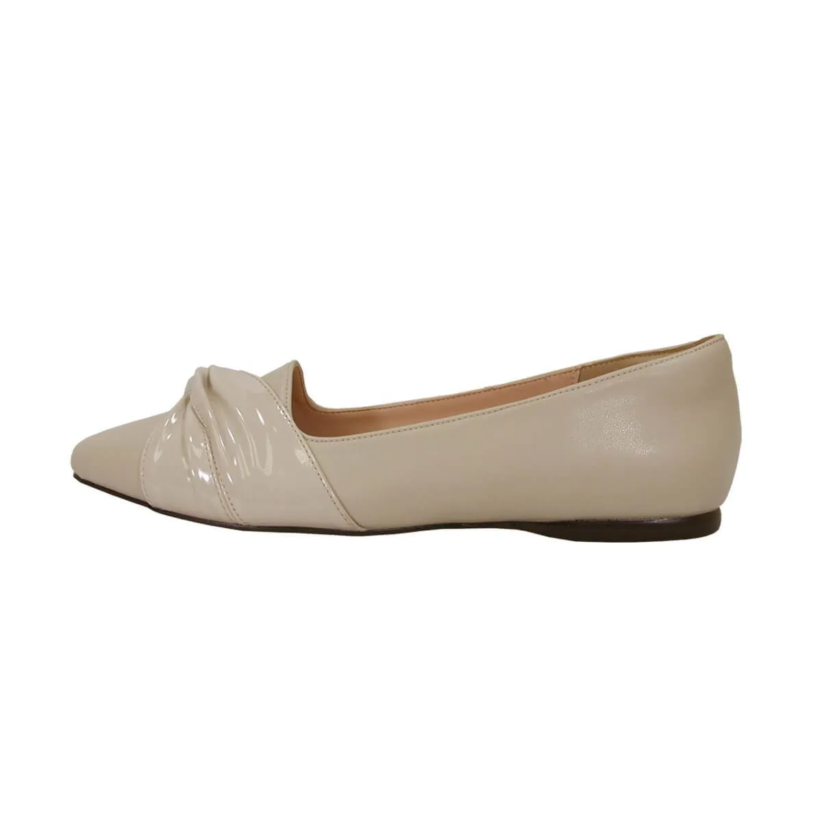 PEERAGE Whitney Women's Wide Width Casual Leather Flats