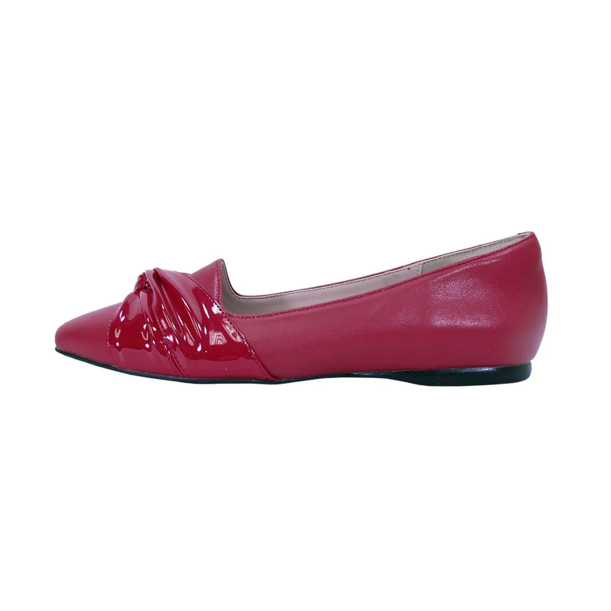 PEERAGE Whitney Women's Wide Width Casual Leather Flats