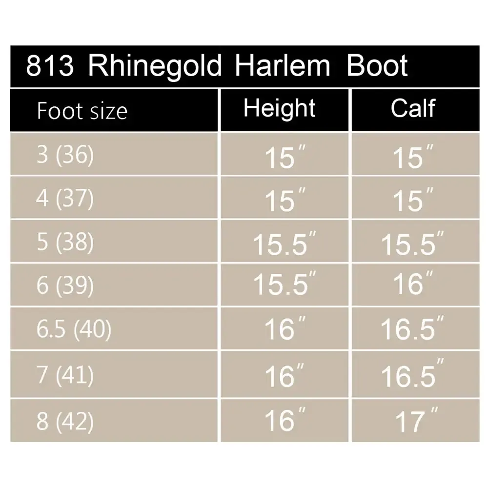 Rhinegold Harlem Leather Waterproof Country Boots