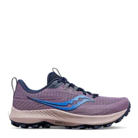 Saucony Women's Peregrine 13 Trail Running Shoes in Haze/Night AW23