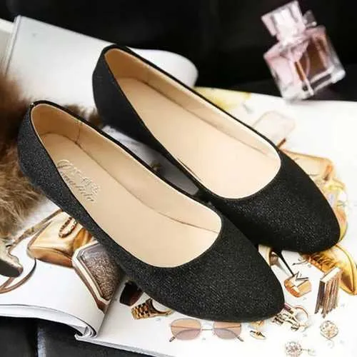 Shoes Women Comfortable Casual Soft Fashion Slip On Pointed Toe Suede Flat Loafers Shoes