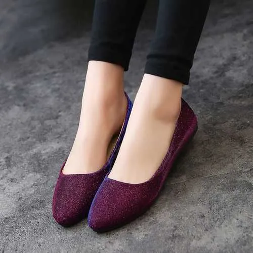 Shoes Women Comfortable Casual Soft Fashion Slip On Pointed Toe Suede Flat Loafers Shoes