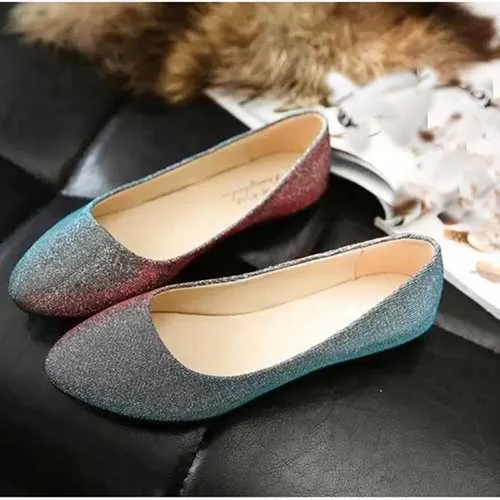 Shoes Women Comfortable Casual Soft Fashion Slip On Pointed Toe Suede Flat Loafers Shoes