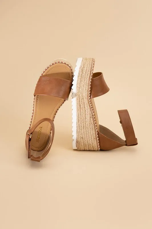 Sun Kissed Steps Cute Platform Sandals