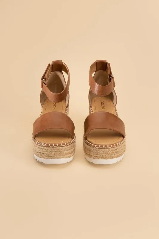 Sun Kissed Steps Cute Platform Sandals