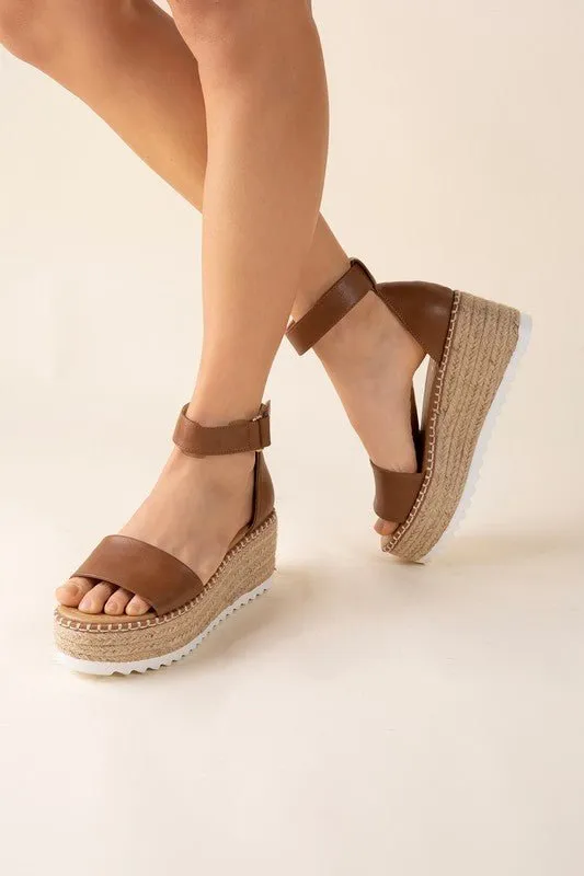 Sun Kissed Steps Cute Platform Sandals
