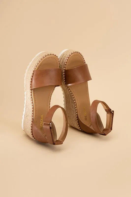 Sun Kissed Steps Cute Platform Sandals