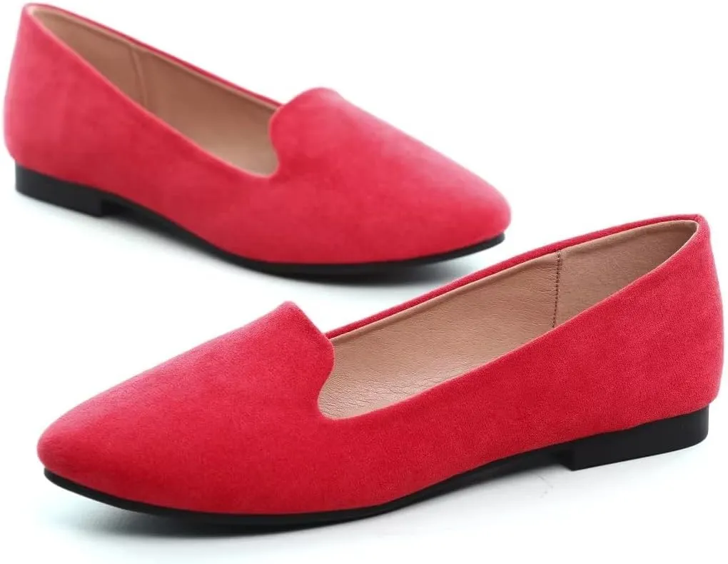 TANGNEST Women Cute Bowknot Flats Soft Slip On Dress Comfort Square Toe Flats