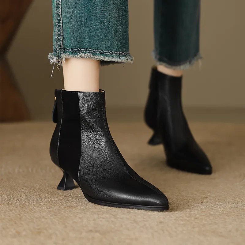 USS Shoes Milei Women's Classics Leather Ankle Boots
