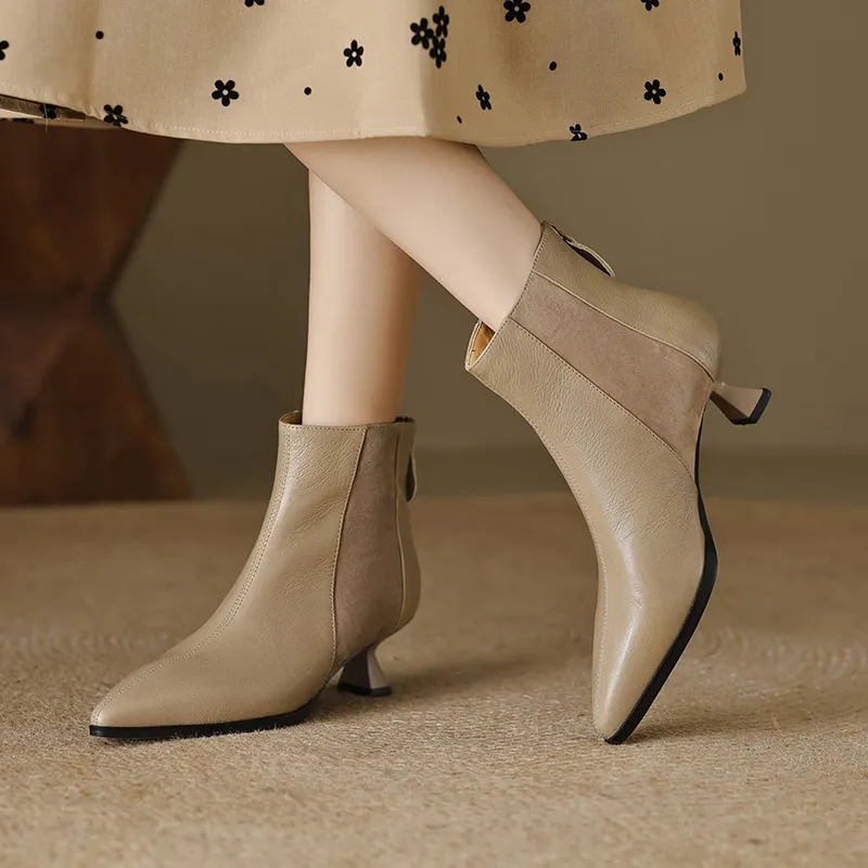 USS Shoes Milei Women's Classics Leather Ankle Boots