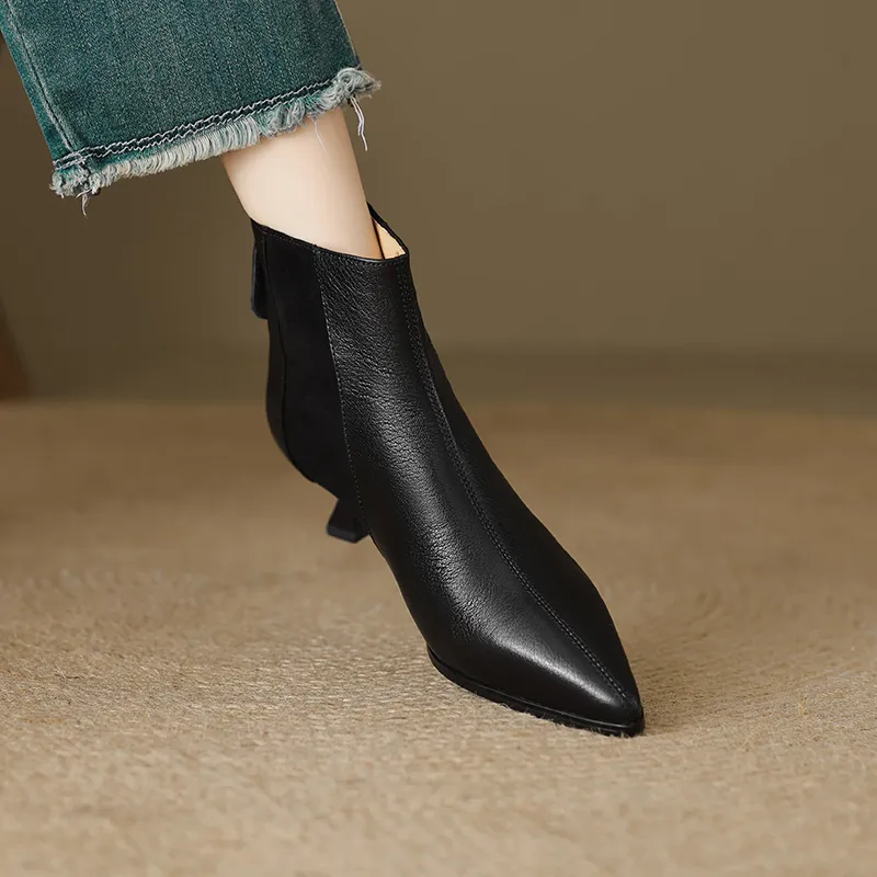 USS Shoes Milei Women's Classics Leather Ankle Boots