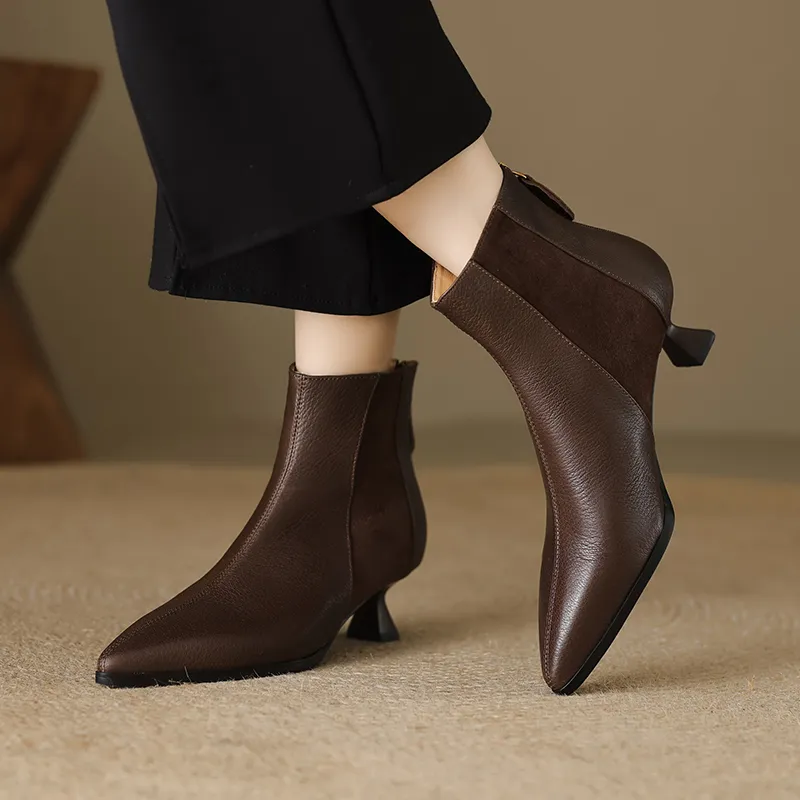 USS Shoes Milei Women's Classics Leather Ankle Boots