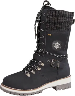 Womens Snow Boots Womens Winter Snow Boots Walking Comfortable Hiking Furry Mid Calf Lace Up Warm Booties Shoes